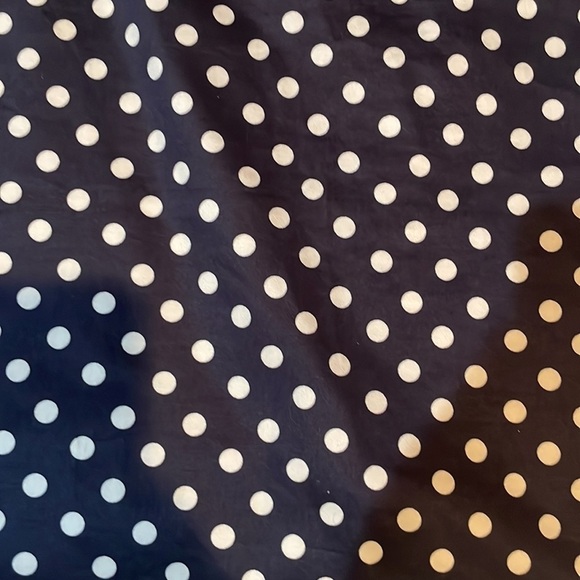 j.crew Polka Dot mini skirt in navy & white | size 4 - Picture 3 of 9